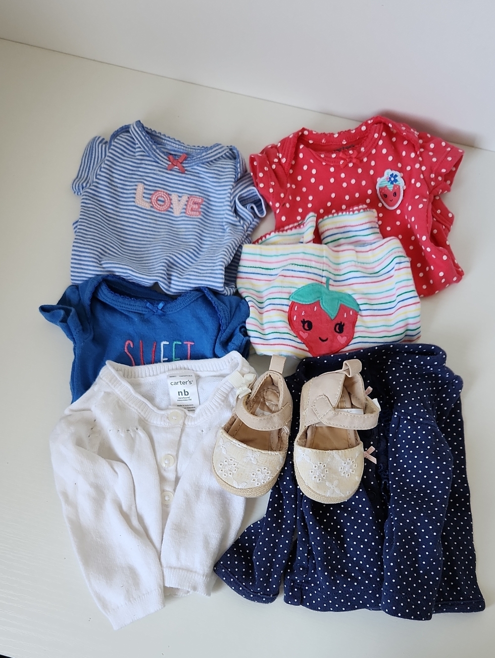 CARTER'S PETITE BABY GIRL CLOTHES